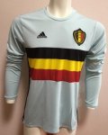Belgium Away Soccer Jersey 2016 Euro LS