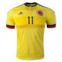Colombia CUADRADO #11 Home Soccer Jersey 2015