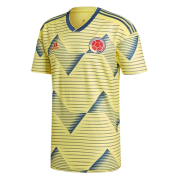 Colombia Home Yellow Soccer Jerseys Shirt(Player Version) 2019
