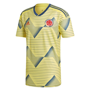 Colombia Home Yellow Soccer Jerseys Shirt(Player Version) 2019