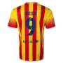 13-14 Barcelona #9 ALEXIS Away Soccer Jersey Shirt