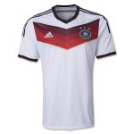 2014 World Cup Germany Home White Soccer Jersey Shirt