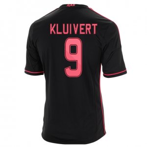 13-14 Ajax #9 Kluivert Away Black Soccer Jersey Shirt