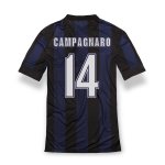 13-14 Inter Milan #14 Campagnaro Home Soccer Jersey Shirt