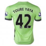 Manchester City Third Soccer Jersey 2015-16 TOURE YAYA #42