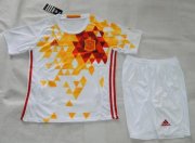 Kids Spain Away Soccer Kit 2016 Euro (Shirt+Shorts)