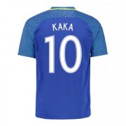 Brazil Away Soccer Jersey 2016 Kaka 10
