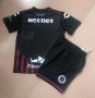 Children Tiburones Rojos de Veracruz Away Black Soccer Suits 2019/20 Shirt and Shorts