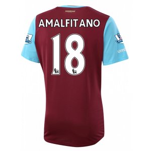 West Ham Home Soccer Jersey 2015-16 AMALFITANO #18