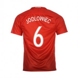 Poland Away Soccer Jersey 2016 Jodlowiec 6