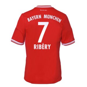 13-14 Bayern Munich #7 Ribery Home Soccer Jersey Shirt