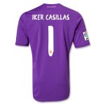 13-14 Real Madrid #1 Iker Casillas Goalkeeper Soccer Shirt