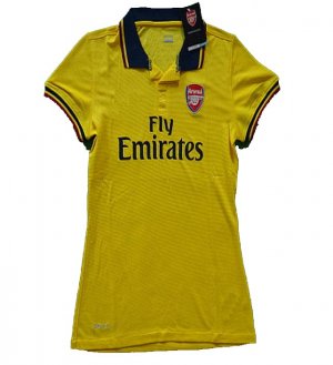 13-14 Arsenal Away Yellow Women Jersey Shirt