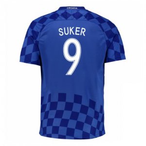 Croatia Away Soccer Jersey 2016 Suker 9
