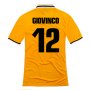 13-14 Juventus #12 Giovinco Away Yellow Jersey Shirt