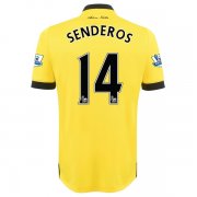 Aston Villa Away Soccer Jersey 2015-16 SENDEROS #14