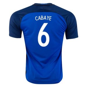 France Home Soccer Jersey 2016 CABAYE #6