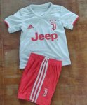 Children Juventus Away Soccer Suits 2019/20 Shirt and Shorts
