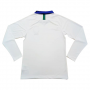 Brazil Away White Long Sleeve Jerseys Shirt 2019