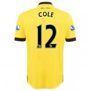 Aston Villa Away Soccer Jersey 2015-16 COLE #12