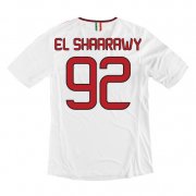 13-14 AC Milan #92 El Shaarawy Away White Soccer Shirt