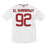 13-14 AC Milan #92 El Shaarawy Away White Soccer Shirt