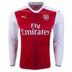 Arsenal Home Soccer Jersey 2016-17 LS