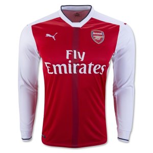 Arsenal Home Soccer Jersey 2016-17 LS