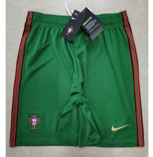 Portugal Home Green Soccer Shorts 2020