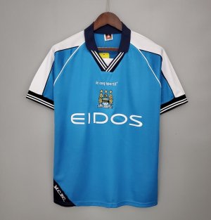 Retro Manchester City Home Soccer Jersey 1999/2001