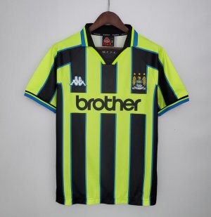 Retro Manchester City Away Soccer Jersey 1998/99