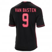 13-14 Ajax #9 Van Basten Away Black Soccer Jersey Shirt