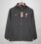 Liverpool Windbreaker Jacket Black 2021/22