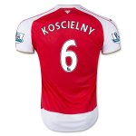Arsenal Home Soccer Jersey 2015-16 KOSCIELNY #6