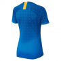 World Cup Brazil Away Blue Women's Jerseys Kit(Shirt+Short) 2019