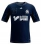 13-14 Marseilles Away Black Jersey Kit(Shirt+Shorts)