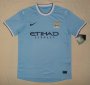 13-14 Manchester City Home Jersey Kit(Shirt+Shorts)