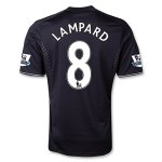13-14 Chelsea #8 LAMPARD Black Away Soccer Jersey Shirt