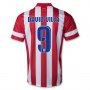 13-14 Atletico Madrid #9 David Villa Home Soccer Jersey Shirt