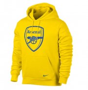 13-14 Arsenal Yellow Hoody Sweater