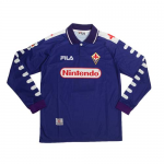 98/99 Fiorentina Home Purple Retro Long Sleeve Jerseys Shirt