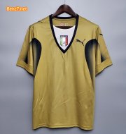 Retro Italy Goalkeeper Gold Soccer Jerseys 2006