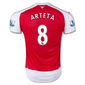 Arsena Home Soccer Jerseyl 2015-16 ARTETA #8