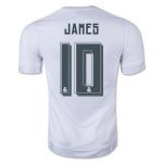 Real Madrid Home Soccer Jersey 2015-16 JAMES #10