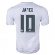 Real Madrid Home Soccer Jersey 2015-16 JAMES #10