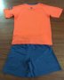 Children Everton Away Orange Soccer Suits 2019/20 Shirt and Shorts
