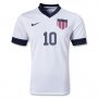 2013 USA #10 DONOVAN Home White Soccer Jersey Shirt