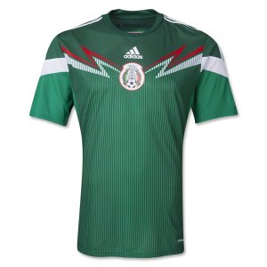 2014 Mexico Home Green Replica Soccer Jersey Shirt [1402281702]