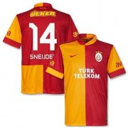 Galatasaray 2013/14 Home SNEIJDER #14 Soccer Jersey Soccer Shirt