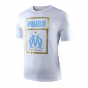 19-20 Marseille Logo T Shirt-White